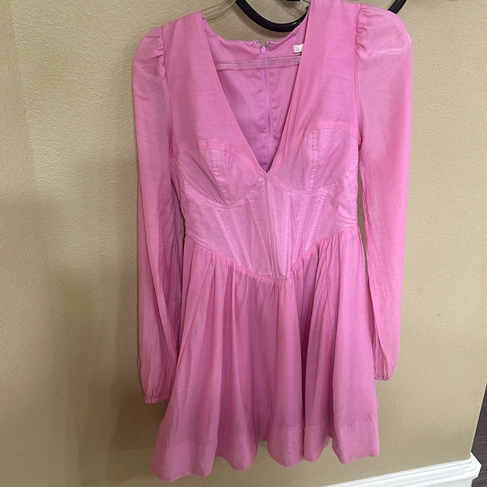 GB Juniors long sleeve midi dress.